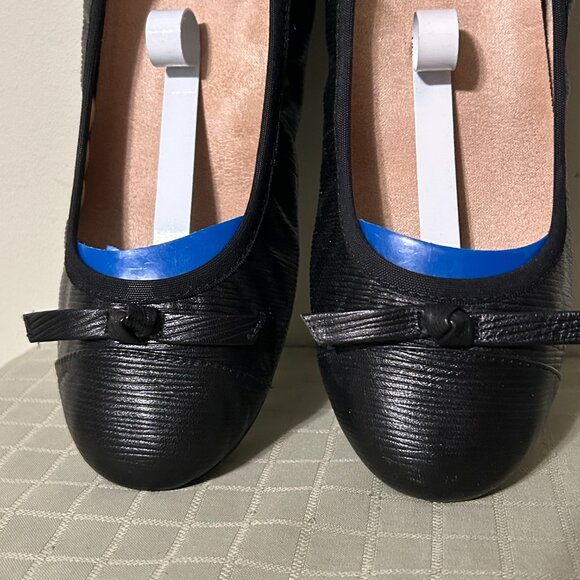 Vionic Amorie Black Ballet Flats - Euro 39 - Size 8.5 - Picture 4 of 9